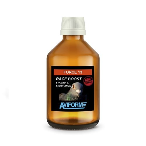 Force 13 New Formula Stamina and Endurance Supplement for Racing Pigeons - 250ml